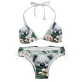 thumbnail image 1 of Koala Adjustable Strap Bikini Set with Detachable Sponge, Two-Pack - Ideal for All Swim Suit Scenes, 1 of 1