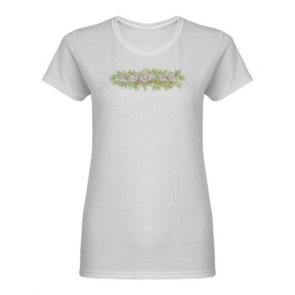 Koala And Eucalyptus T-Shirt Women -Image by Shutterstock, Female Medium