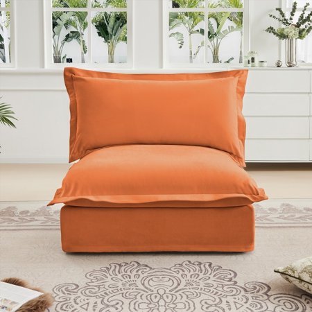 Modern Minimalist Fabric Armless Sofa 85cm for Living Room