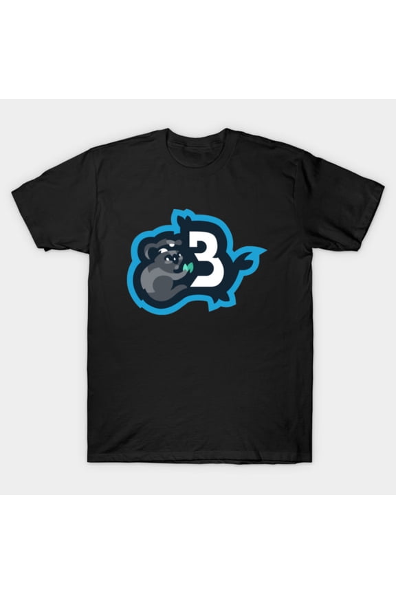 Koala B Logo Cute Australian Marsupial Animal Branding Corporate Sign Unisex T-Shirt, up to size 3XL.