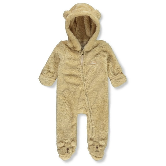 Koala Baby Baby Boys' Plush Sleeper Pram Suits Color: tan Size: 0 - 3 months