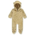 thumbnail image 1 of Koala Baby Baby Boys' Plush Sleeper Coveralls Color: tan Size: 6 - 9 months, 1 of 1