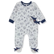 Koala Baby Baby Boys Shark Footed Coveralls Color white Size newborn