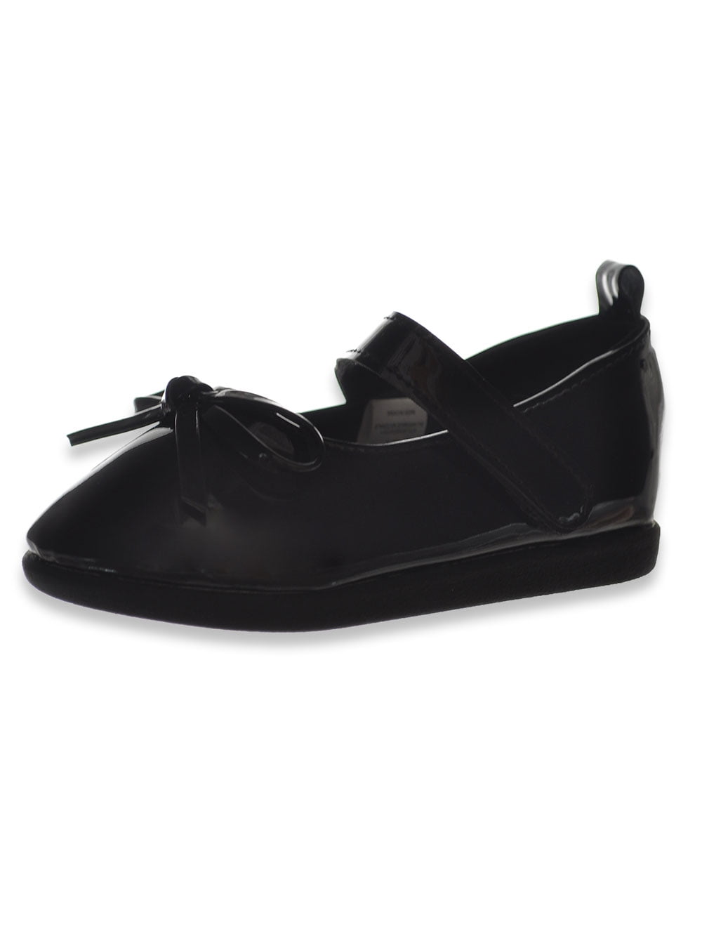Koala Baby Baby Girls' Patent Leather Mary Jane Shoes Black, 18 24