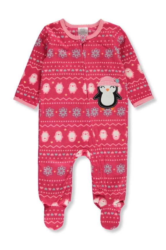 Baby Girls' Snowflake Penguin Footed Coveralls Color: multi Size: 0 - 3 months