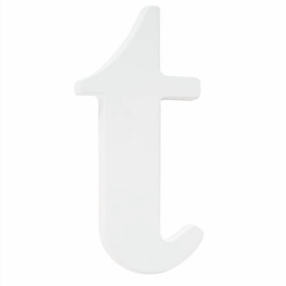 Koala Baby Lowercase Wall Letter T - White