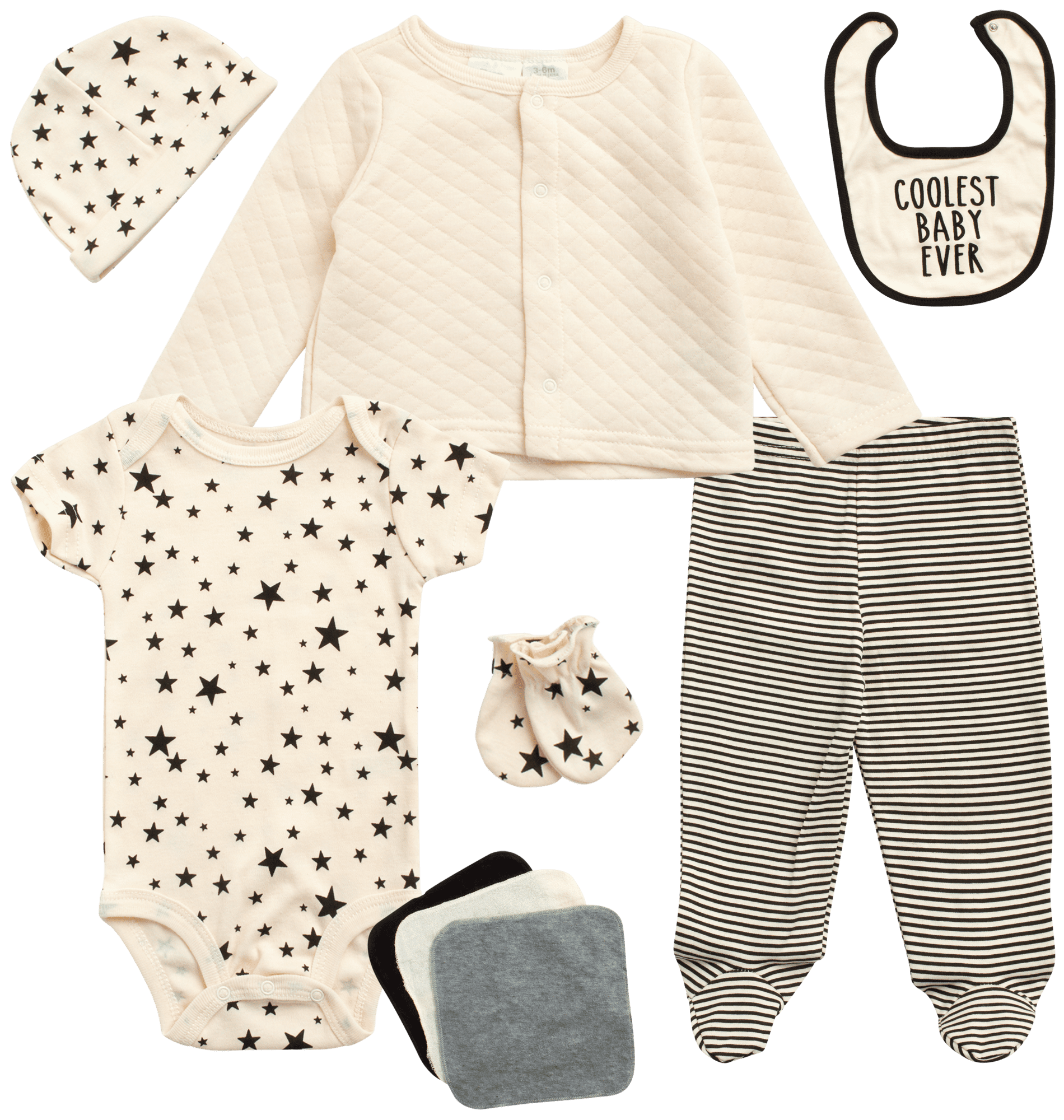 23-Piece Newborn Baby Layette Gift Set, Navy, Grey