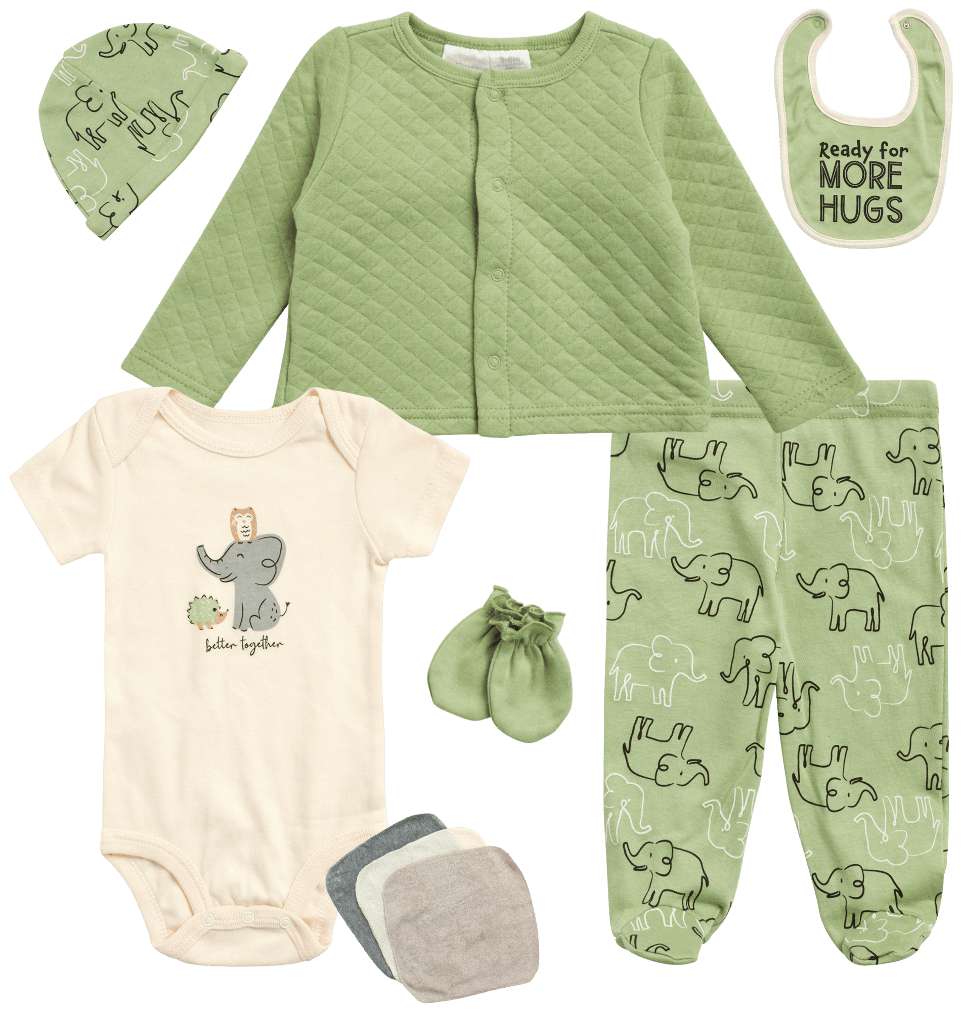 Koala Baby Newborn Baby Take Me Home Layette Gift Set - 9 Piece