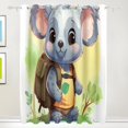 thumbnail image 1 of Koala Bag Leaves Black Out Curtains 72 Inch Length Curtains for Sliding Glass Doors Bedroom Living Room 2 Pack, 1 of 6