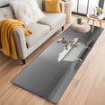 thumbnail image 1 of Koala Bathing 2'x6' Runner Rugs for Hallway Kitchen Bedside Non Slip Washable, Modern Abstract Bathtub Cute Animal Shower Entryway Rug Runners with Rubber Backing, Long Carpet Runner for Laundry Room, 1 of 8