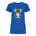 thumbnail image 1 of Koala Bear Graphic T-Shirt Women -Image by Shutterstock, Female Medium, 1 of 2
