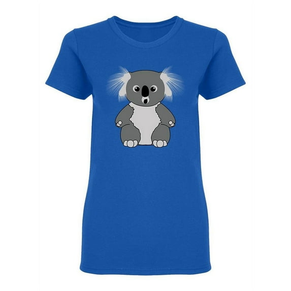 Koala Bear Graphic T-Shirt Women -Image by Shutterstock, Female Medium
