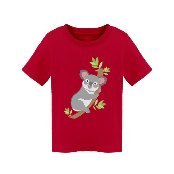 Koala Bear On A Branch Cartoon T-Shirt Toddler -Image by Shutterstock,  2 Toddler