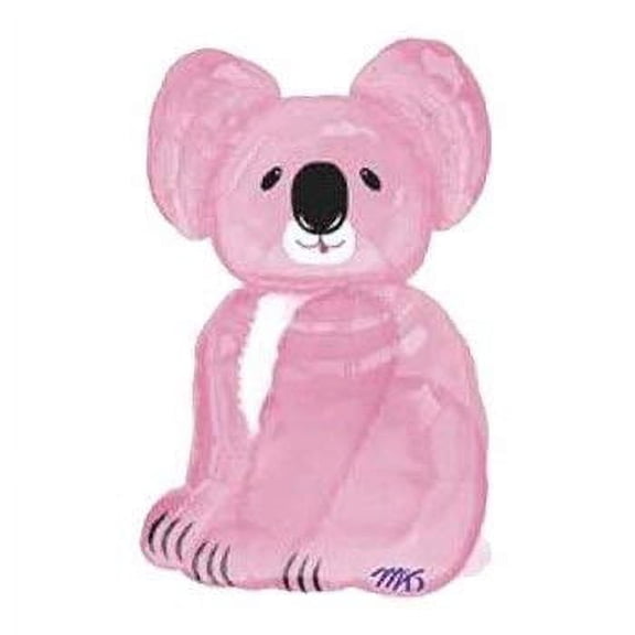 Koala Bear Pink Baby Shower Birthday Party Mylar Balloon