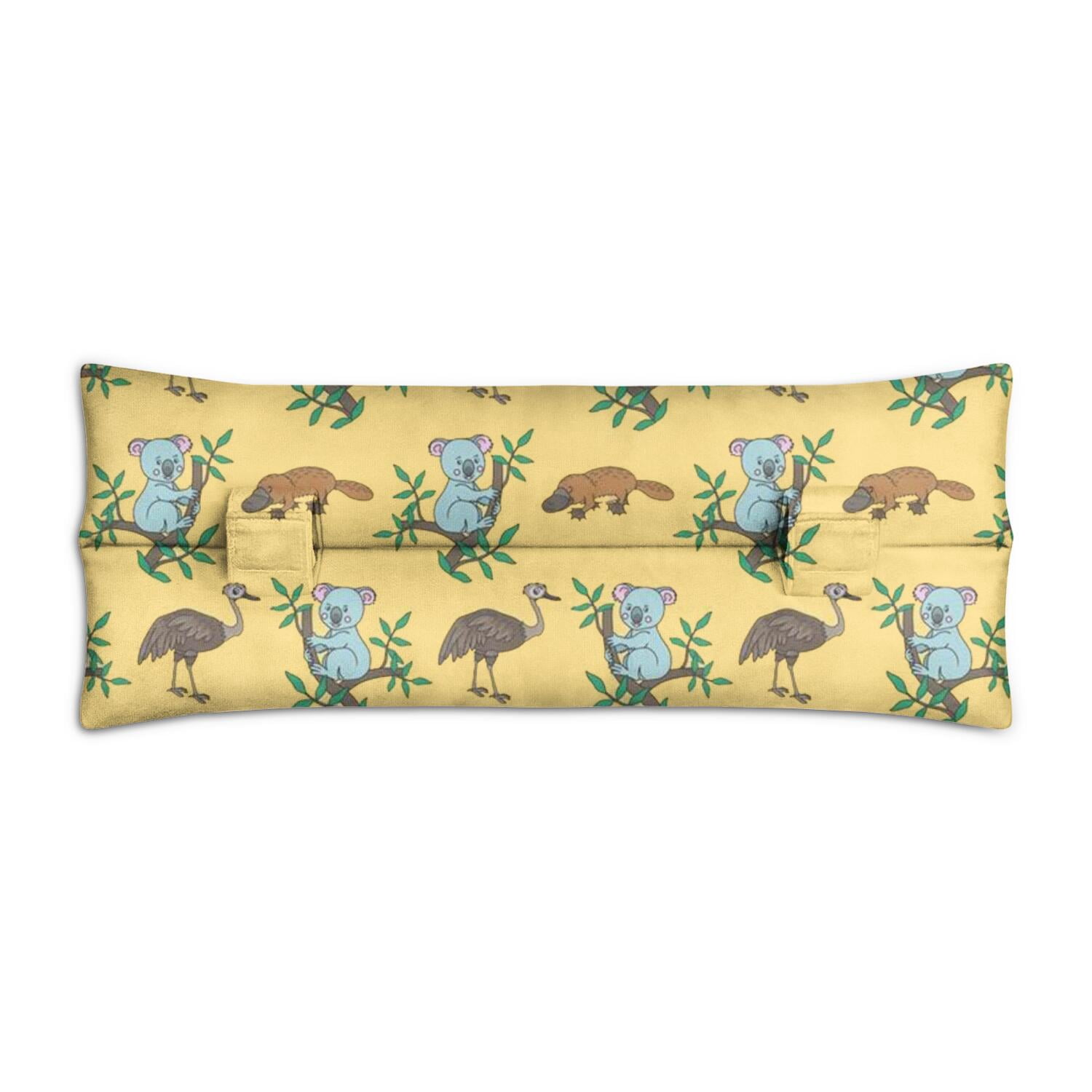 Koala Bear Seat Belt Pillow for Women - Post Surgery Recovery Cushion for Mastectomy & Chest Procedures, Pressure Relief Pad with Double Hook-and-Loop Straps
