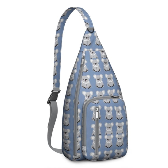 Koala Bear Sling Bag - Cute Australian Animal Print Thermal Tote, Eco-Friendly Reusable Cooler for Work, Office & Picnics