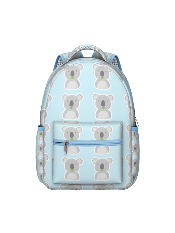 Student School Backpack Cute Cartoon Animal Print Bookbag for Student Australian Koala Pattern School Bag Gift