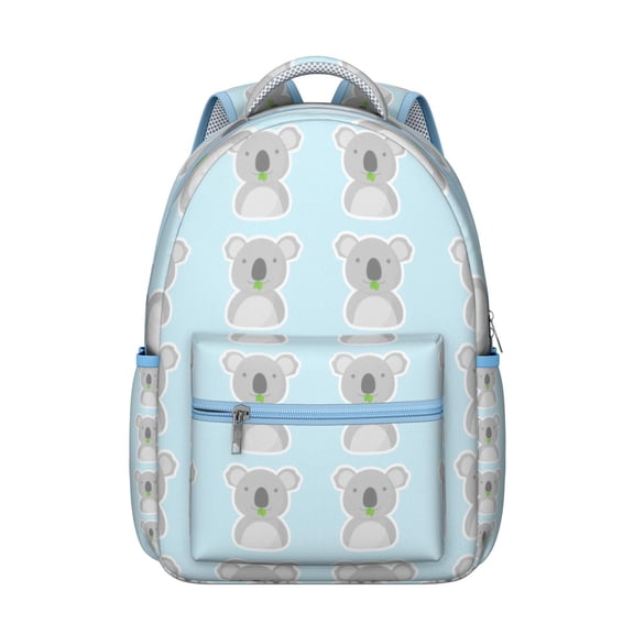 Koala Bear Student School Backpack Cute Cartoon Animal Print Bookbag for Student Australian Koala Pattern School Bag Gift