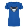 thumbnail image 1 of Koala Bear Wearing Mask T-Shirt Women -Image by Shutterstock, Female Small, 1 of 2