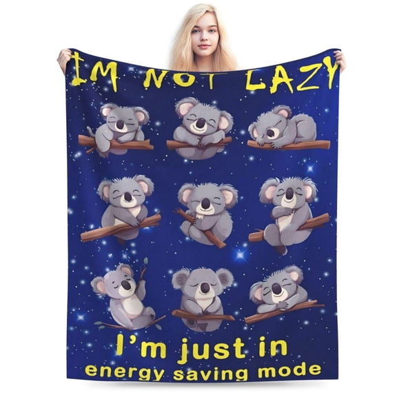 Koala Blanket Cute Koala Fleece Throw Blanket 60x50