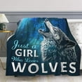 thumbnail image 1 of Koala Blanket Gift for Girls, Just A Girl Who Loves Koala Soft Blanket for Couch & Sofa Bed 60"x50", Funny All-Season Decorative Kids Blanket, for Birthdays & Holidays, 1 of 6