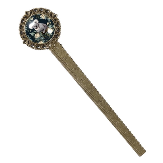 Koala Book Mark: Lace Bookmark in Antique Bronze - the Reading Accessory for Book Lovers