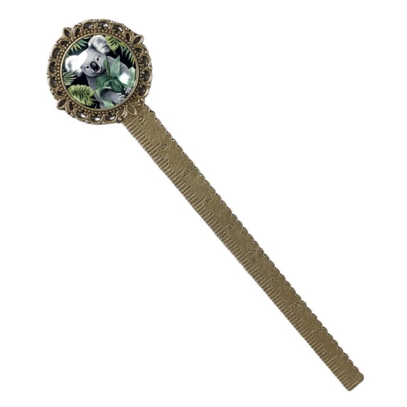 Koala Book Marks: Lace Bookmark in Antique Bronze - the Accessory for Book Lovers