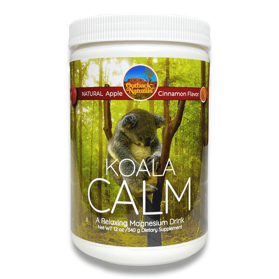 Koala Calm, Magnesium Supplement Natural Apple Cinnamon 12oz , Better Sleep & Anti-Stress Aid
