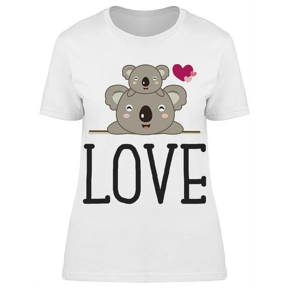 Koala Carrying A Baby Koala T-Shirt Women -Image by Shutterstock, Female x-Large