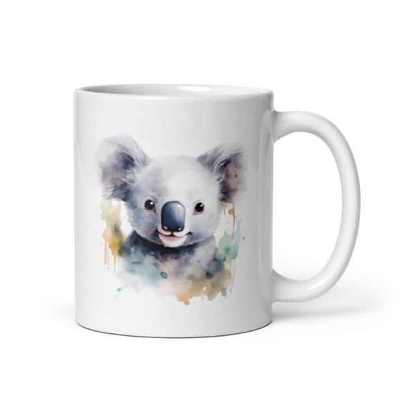 Koala Ceramic Coffee Tea Mug Coffee, Tea, up, Cute Wild Present, Elegance, Tree Bliss, Aussie Adoration, Koala Comt. Animal Love..