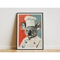 thumbnail image 1 of Koala Chef Art Print Kitchen Decor Funny Animal Poster Animal Chef Culinary Art Whimsical Print Chef Koala Gift Idea Art Print - Poster Unframed, 1 of 3