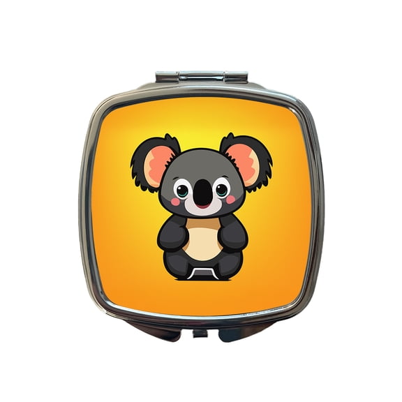Koala Chibi Travel Makeup Handbag Purse Small Pocket Compact Mirror