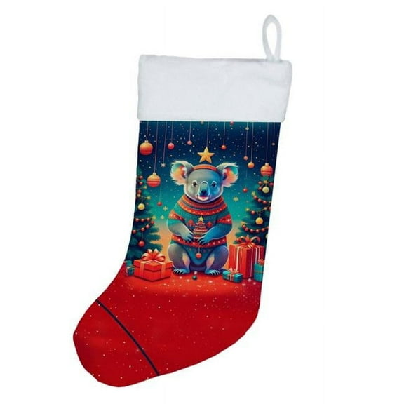 Koala Christmas Christmas Stocking 13.5 in x 18 in