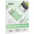 Koala Clear Sticker Paper for Inkjet Printer Waterproof Printable
