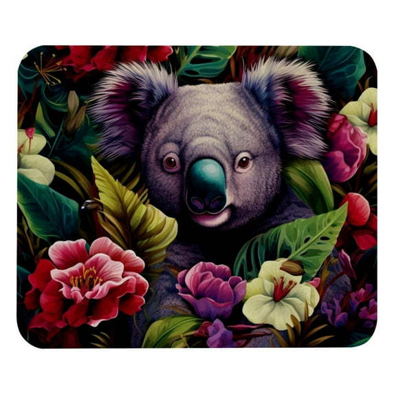 Koala Computer Mouse Pad,Rubber Mouse Mat for Gaming, Office, Laptop, PC, Women