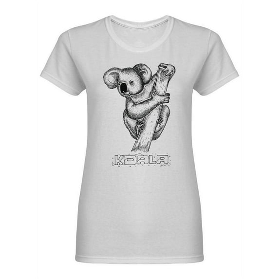 Koala Cool Design T-Shirt Women -Image by Shutterstock, Female Large