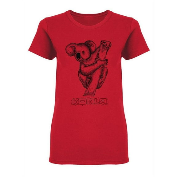 Koala Cool Design T-Shirt Women -Image by Shutterstock, Female Small