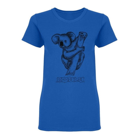 Koala Cool Design T-Shirt Women -Image by Shutterstock, Female x-Large