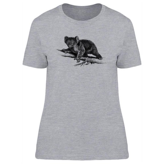 Koala Design T-Shirt Women -Image by Shutterstock, Female Large