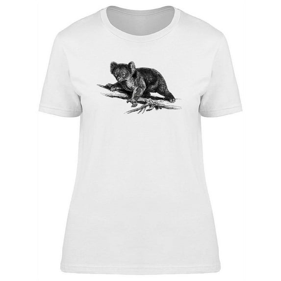 Koala Design T-Shirt Women -Image by Shutterstock, Female Medium