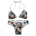 thumbnail image 1 of Koala Detachable Sponge Adjustable Strap Bikini Set Two-Pack Beachwear Scene Swimsuit, 1 of 6