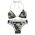 thumbnail image 1 of Koala Detachable Sponge Adjustable Strap Bikini Set Two-Pack, Great for All Scenes, One-Piece Swimsuits, Swim Suits, 1 of 6