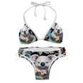 thumbnail image 1 of Koala Detachable Sponge Adjustable Strap Bikini Set, Two-Pack Swim Suits for Versatile Swim Wear Looks, 1 of 6
