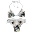 thumbnail image 1 of Koala Detachable Sponge Adjustable Strap Bikini Set Two-Pack Swimsuit Swim Suit - Beach Pool Vacation Club, 1 of 6