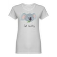 thumbnail image 1 of Koala Eat Healthy T-Shirt Women -Image by Shutterstock, Female Large, 1 of 2