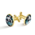 thumbnail image 1 of Koala Elegant Dress Shirt Cufflinks Set Made of Stainless Steel for Formal Occasions, 1 of 6