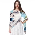 thumbnail image 1 of Koala Elegant Translucent Chiffon Silk Scarf for Women | Light & Breathable 180*73 Size Headscarf, 1 of 6