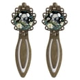 thumbnail image 1 of Koala Elegant Vintage Copper-Colored Lace Bookmarks Set - Ideal Reading Accessories for Book Lovers, 1 of 1