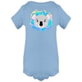 thumbnail image 1 of Koala Face With Leaves Bodysuit Infant -Image by Shutterstock,  18 Months, 1 of 4