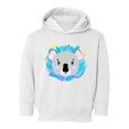 thumbnail image 1 of Koala Face With Leaves Hoodie Toddler -Image by Shutterstock,  2 Toddler, 1 of 4
